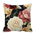 thumbnail image 1 of ABPHQTO Floral Roses Pillow Case Pillow Cover Pillow Protector Two Sides For Couch Bed 16x16 Inch, 1 of 1
