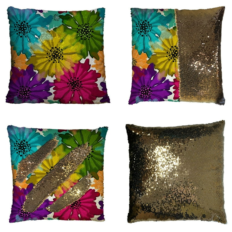 Case floral sequin pillow new arrivals