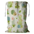 thumbnail image 1 of ABPHQTO Flowers Cactus And Succulents Storage Basket Laundry Bag with Drawstring 24x32 Inch, 1 of 3