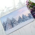 thumbnail image 1 of ABPHQTO Foggy Winter Landscape In The Mountains Sunrise Doormat Entrance Rug Area Rug Floor Mat Home Decor 30x18 Inch, 1 of 1