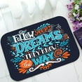 thumbnail image 1 of ABPHQTO Follow Your Dreams They Know The Way Doormat Entrance Rug Area Rug Floor Mat Home Decor 23.5x16.7 Inch, 1 of 1