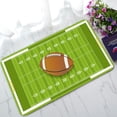 thumbnail image 1 of ABPHQTO Football Grass Football Field Doormat Entrance Rug Area Rug Floor Mat Home Decor 23.5x16.7 Inch, 1 of 1