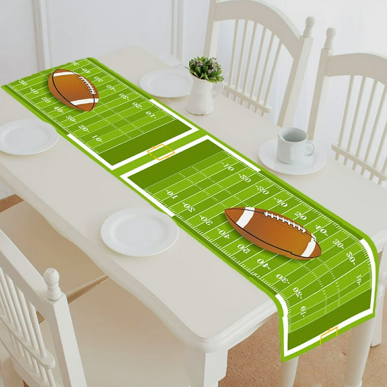 ABPHQTO Football Grass Football Field Table Runner Placemat