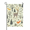 thumbnail image 1 of ABPHQTO Forest Owl Deer Fox Squirrel Birds Trees Flowers Home Outdoor Garden Flag House Banner Size 28x40 Inch, 1 of 1