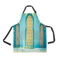 thumbnail image 1 of ABPHQTO Fountain Morocco Vintage Filter Apron Home Kitchen Apron with Pockets, 1 of 2