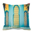 thumbnail image 1 of ABPHQTO Fountain Morocco Vintage Filter Pillow Case Pillow Cover Pillow Protector Two Sides For Couch Bed 16x16 Inch, 1 of 1