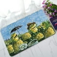 thumbnail image 1 of ABPHQTO Frogs Day Falling Snow Umbrella Doormat Entrance Rug Area Rug Floor Mat Home Decor 23.5x16.7 Inch, 1 of 1