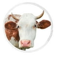 thumbnail image 1 of ABPHQTO Funny Cow Looking At The Camera Beach Towel Beach Blanket with Tassels Beach Throw Towel Yoga Mat Picnic Blanket, 1 of 1