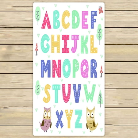ABPHQTO Funny Forest Alphabet Towels,Beach Bath Pool Sprot Travel Hand Spa Towel 30x56 Inch