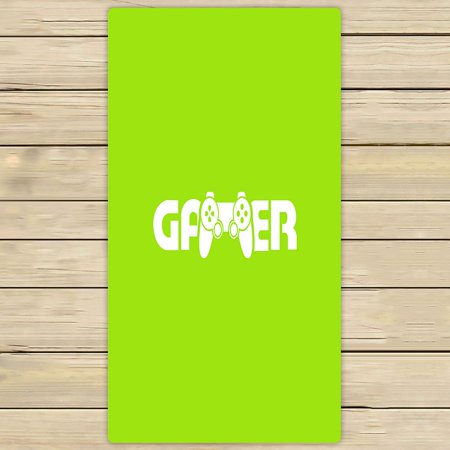 ABPHQTO Gamer Logo Towels,Beach Bath Pool Sprot Travel Hand Spa Towel 30x56 Inch