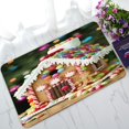 thumbnail image 1 of ABPHQTO Gingerbread House Doormat Entrance Rug Area Rug Floor Mat Home Decor 30x18 Inch, 1 of 1