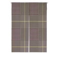 thumbnail image 1 of ABPHQTO Glen Plaid Pattern Japanese Noren Curtain Doorway Door Window Treatment Curtains Cotton Linen Curtain 85x120 cm, 1 of 1