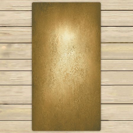 ABPHQTO Gold Luxury Rich Texture Elegant Antique Paint On Wall Towels Beach Bath Pool Sprot Travel Hand Spa Towel 30x56 Inch