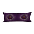 thumbnail image 1 of ABPHQTO Golden Glitter Fleur De Lis Body Pillow Covers Pillow Case Protector Pillowcase 20x60 Inch, 1 of 1