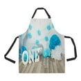 thumbnail image 1 of ABPHQTO Gourmet Cake Blue Balloons Cake Smash First Year Concept Apron Home Kitchen Apron with Pockets, 1 of 1