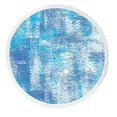 thumbnail image 1 of ABPHQTO Granulation And Random Hatching Round Beach Blanket with Tassels Beach Throw Towel Yoga Mat Picnic Blanket, 1 of 1