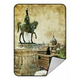thumbnail image 1 of ABPHQTO Great Italian Landmarks Series Fleece Blanket Fleece Back Throw Blanket 58x80 inch, 1 of 1