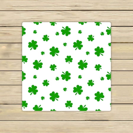 ABPHQTO Green Clover Towels,Beach Bath Pool Sprot Travel Hand Spa Towel 13x13 Inch