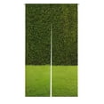 thumbnail image 1 of ABPHQTO Green Grass Hedge Japanese Noren Curtain Doorway Door Window Treatment Curtains Cotton Linen Curtain 85x150 cm, 1 of 1