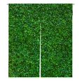 thumbnail image 1 of ABPHQTO Green Leaf Japanese Noren Curtain Doorway Door Window Treatment Curtains Cotton Linen Curtain 85x150 cm, 1 of 1