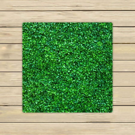 ABPHQTO Green Leaf Towels Beach Bath Pool Sprot Travel Hand Spa Towel 13x13 Inch