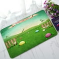 thumbnail image 1 of ABPHQTO Green Rustic Landscape Easter Eggs Doormat Entrance Rug Area Rug Floor Mat Home Decor 30x18 Inch, 1 of 1