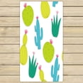 thumbnail image 1 of ABPHQTO Green Turquoise Mint Cactus Towels,Beach Bath Pool Sprot Travel Hand Spa Towel 30x56 Inch, 1 of 1