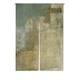 thumbnail image 1 of ABPHQTO Grey Beige Art Painting Japanese Noren Curtain Doorway Door Window Treatment Curtains Cotton Linen Curtain 85x120 cm, 1 of 1