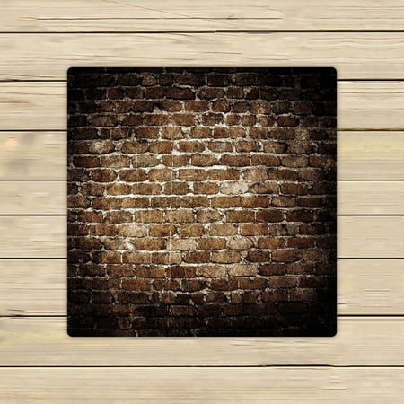 ABPHQTO Grunge Brick Wall Towels,Beach Bath Pool Sprot Travel Hand Spa Towel 13x13 Inch