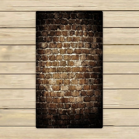 ABPHQTO Grunge Brick Wall Towels,Beach Bath Pool Sprot Travel Hand Spa Towel 16x28 Inch
