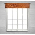 thumbnail image 1 of ABPHQTO Grunge Old Leather Texture Dark Edges Window Curtain Valance Rod Pocke 54x12 Inch, 1 of 1