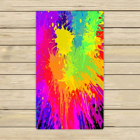 ABPHQTO Grunge Towels Beach Bath Pool Sprot Travel Hand Spa Towel 16x28 Inch