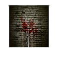 thumbnail image 1 of ABPHQTO Hand Brick Wall Dark Halloween Festival Japanese Noren Curtain Doorway Door Window Treatment Curtains Cotton Linen Curtain 85x120 cm, 1 of 1