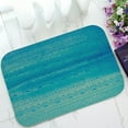 thumbnail image 1 of ABPHQTO Hand Drawn Blue Turquoise Tribal Doormat Entrance Rug Area Rug Floor Mat Home Decor 23.5x16.7 Inch, 1 of 1