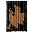 thumbnail image 1 of ABPHQTO Handsome Man Astride Rooster Ancient Greek Folk Waterproof Polyester Shower Curtain and Hooks For Home Decor 48x72 Inch, 1 of 1