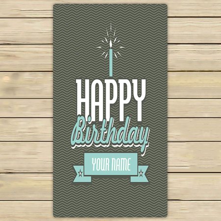 ABPHQTO Happy Birthday Towels Beach Bath Pool Sprot Travel Hand Spa Towel 30x56 Inch