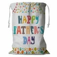 thumbnail image 1 of ABPHQTO Happy Father'S Day Best Dad Storage Basket Laundry Bag with Drawstring 24x32 Inch, 1 of 3
