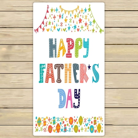 ABPHQTO Happy Father'S Day Best Dad Towels,Beach Bath Pool Sprot Travel Hand Spa Towel 30x56 Inch