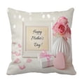 thumbnail image 1 of ABPHQTO Happy Mothers Day Frame Pillow Case Pillow Cover Pillow Protector Two Sides For Couch Bed 16x16 Inch, 1 of 1