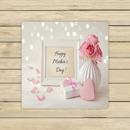 ABPHQTO Happy Mothers Day Frame Towels Beach Bath Pool Sprot Travel Hand Spa Towel 13x13 Inch