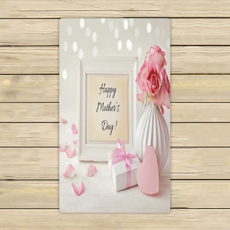 ABPHQTO Happy Mothers Day Frame Towels Beach Bath Pool Sprot Travel Hand Spa Towel 16x28 Inch