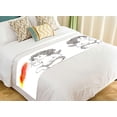 thumbnail image 1 of ABPHQTO Happy Valentines Day Angels Hearts Bed Runner Bedding Scarf Bed Decoration 20x95 inch, 1 of 1