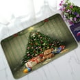 thumbnail image 1 of ABPHQTO Holiday Christmas New Year Room Christmas Tree Gifts Doormat Entrance Rug Area Rug Floor Mat Home Decor 30x18 Inch, 1 of 1