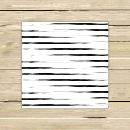 ABPHQTO Horizontal Stripes Pattern Towels Beach Bath Pool Sprot Travel Hand Spa Towel 13x13 Inch