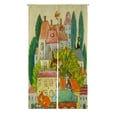 thumbnail image 1 of ABPHQTO Illustration Cats Roof Japanese Noren Curtain Doorway Door Window Treatment Curtains Cotton Linen Curtain 105x120 cm, 1 of 1