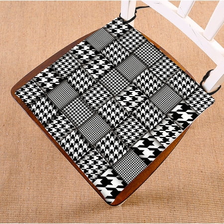 ABPHQTO Imitation Of Geometric Patchwork Pattern Chair Pad Seat Cushion Chair Cushion Floor Cushion Two Sides Printing 20x20 Inch