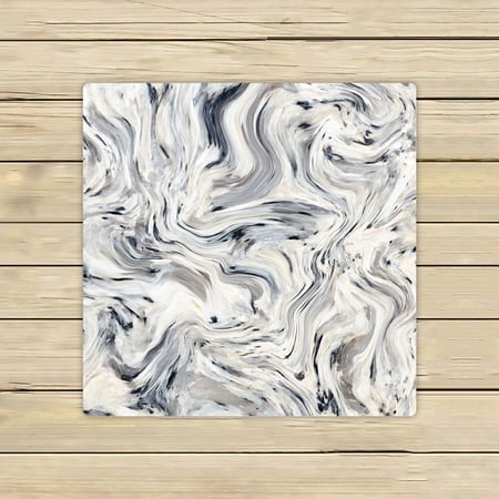 ABPHQTO Japanese Paper Paper Marbling Towels Beach Bath Pool Sprot Travel Hand Spa Towel 13x13 Inch
