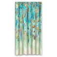 thumbnail image 1 of ABPHQTO Jewellery Sea Shells Beads Feathers Sea Sand Waterproof Polyester Shower Curtain and Hooks For Home Decor 36x72 Inch, 1 of 1