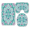 thumbnail image 1 of ABPHQTO Kaleidoscope 3 Piece Bathroom Rugs Set Bath Rug Contour Mat and Toilet Lid Cover, 1 of 2