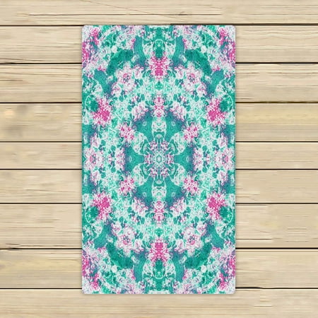 ABPHQTO Kaleidoscope Towels,Beach Bath Pool Sprot Travel Hand Spa Towel 16x28 Inch